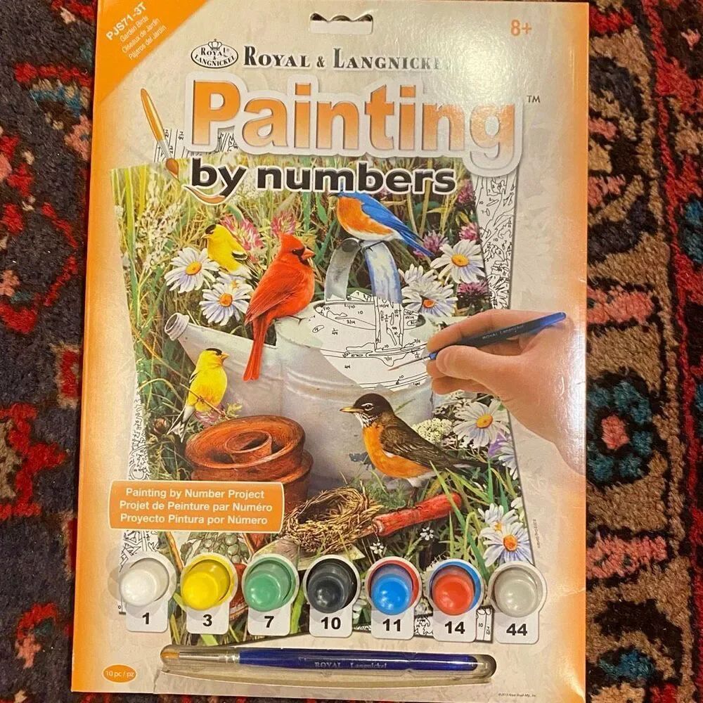 Royal & Langnickel Painting by Numbers Junior Kit Garden Birds